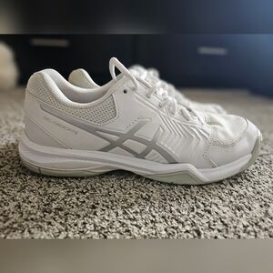 ASICS Women's White and Gray Athletic Shoes